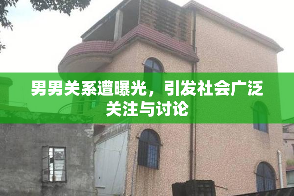 男男关系遭曝光，引发社会广泛关注与讨论
