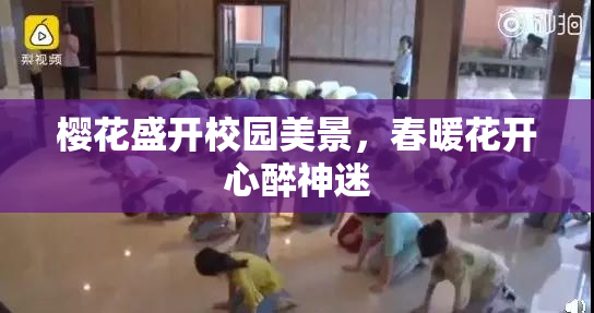 樱花盛开校园美景，春暖花开心醉神迷