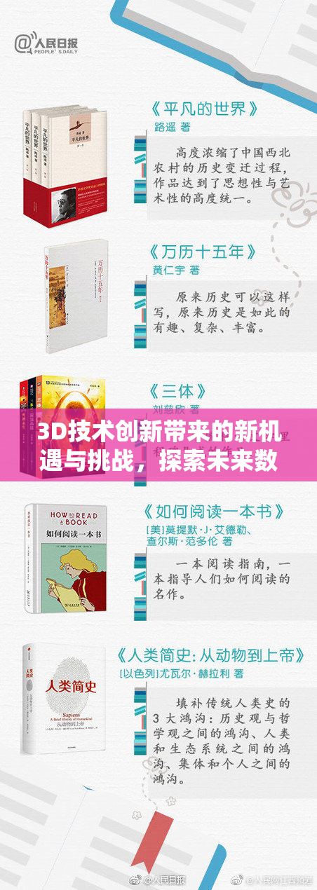 3D技术创新带来的新机遇与挑战，探索未来数字世界的无限可能。