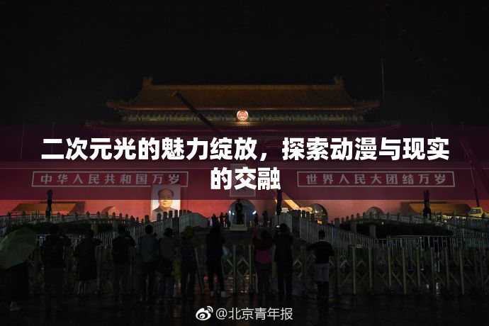 二次元光的魅力绽放，探索动漫与现实的交融