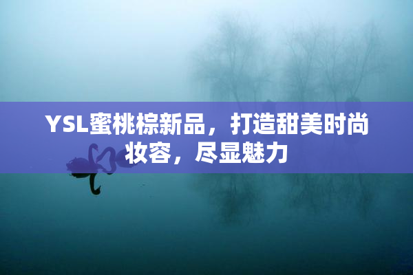 YSL蜜桃棕新品，打造甜美时尚妆容，尽显魅力