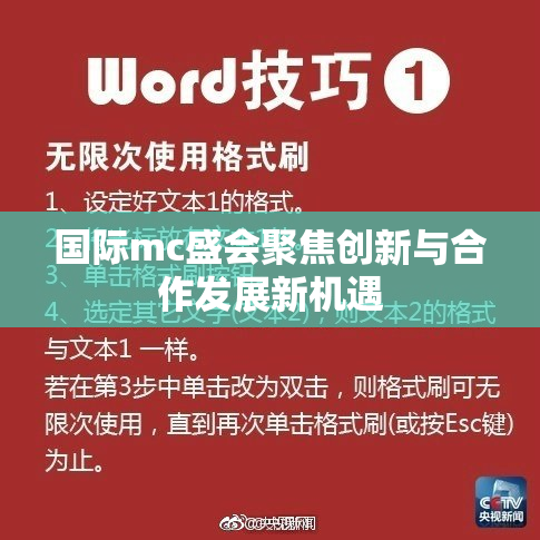 国际mc盛会聚焦创新与合作发展新机遇