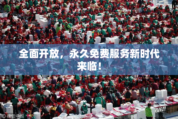 全面开放，永久免费服务新时代来临！