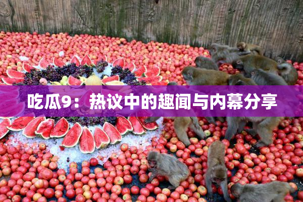 吃瓜9：热议中的趣闻与内幕分享