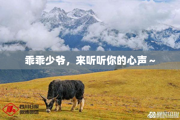 乖乖少爷，来听听你的心声～