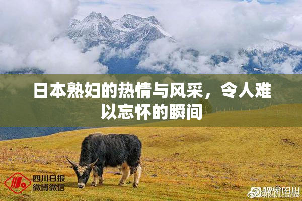 日本熟妇的热情与风采，令人难以忘怀的瞬间