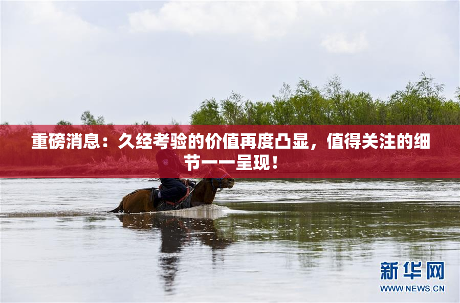 重磅消息：久经考验的价值再度凸显，值得关注的细节一一呈现！