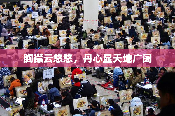 胸襟云悠悠，丹心显天地广阔