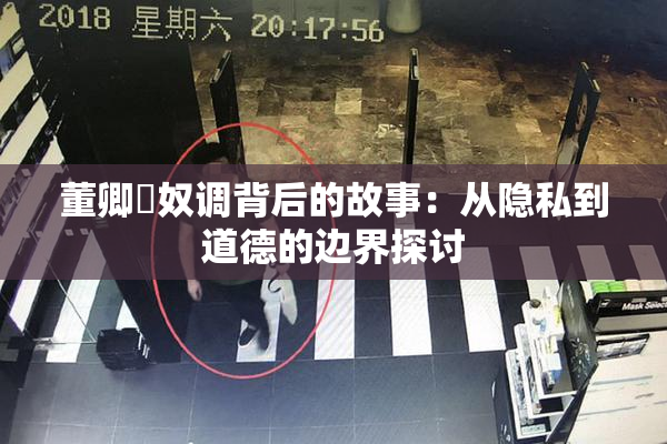 董卿婬奴调背后的故事：从隐私到道德的边界探讨